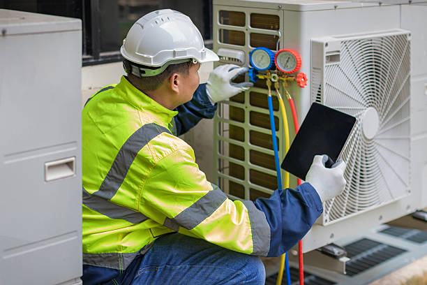 Professional Ac Installation technician working in Mills River, NC